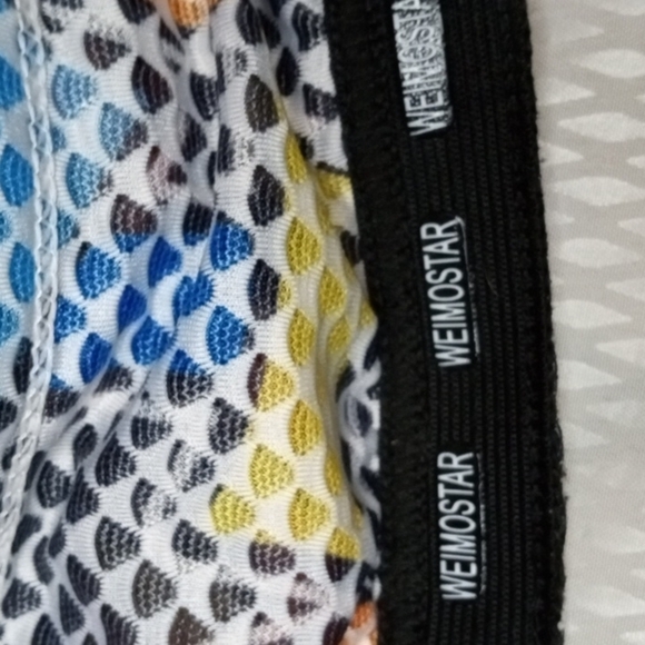 Weimo Star Cycling Shirt, L, Multi color Design, rear pocket pouches and zipper - Picture 7 of 10